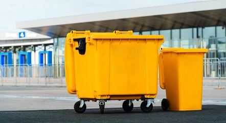 контейнер для мусора с крышкой в москве